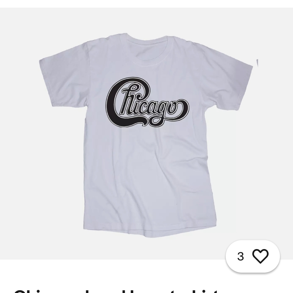 J Brand White Tee with Chicago Graphic